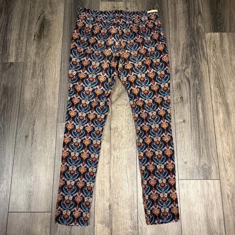 Anthropologie Pilcro & the Letterpress Boho Corduroy Pants Damask Floral 27 - Picture 2 of 13